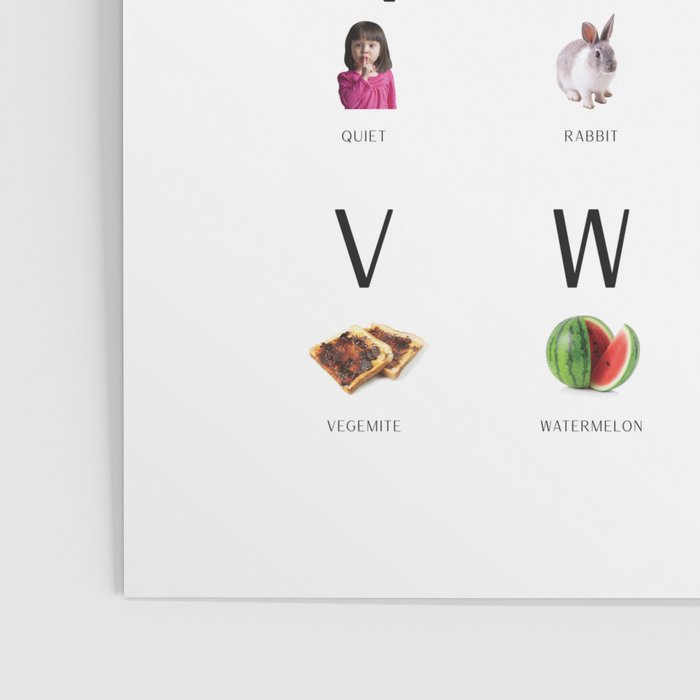 Children's Alphabet Print â Minimal Poster Gallery Image 3