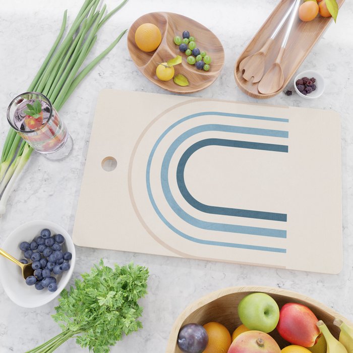 minimal geometric art 4 Cutting Board Gallery Image 2