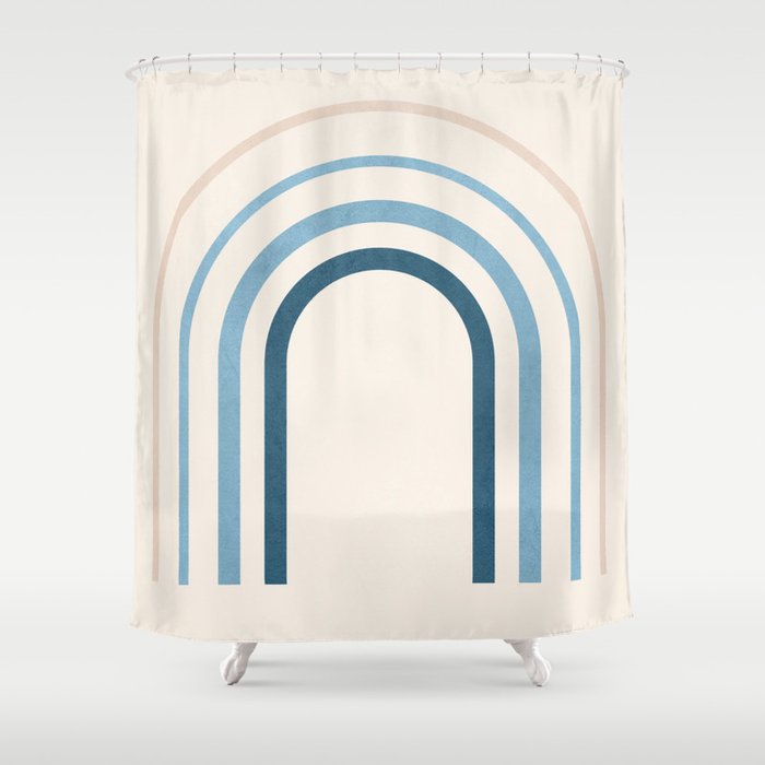 minimal geometric art 4 Shower Curtain Gallery Image 1