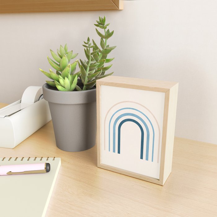 minimal geometric art 4 Mini Art Print Gallery Image 2