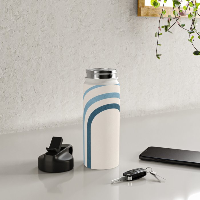 minimal geometric art 4 Water Bottle Gallery Image 4