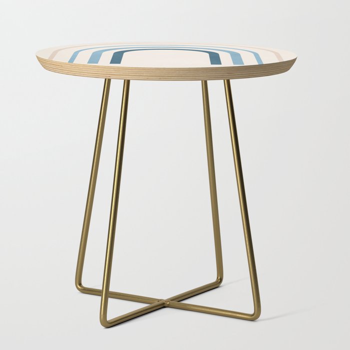 minimal geometric art 4 Side Table Gallery Image 1