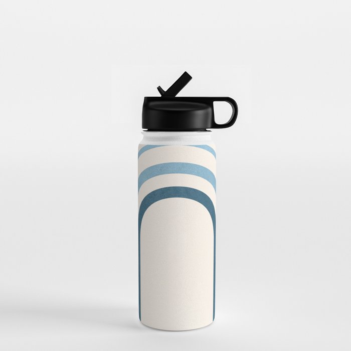 minimal geometric art 4 Water Bottle Gallery Image 1