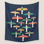 Vintage seagull Wall Tapestry Gallery Image 4