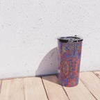 Antique Timuri Bird Baluch Main Carpet Print Travel Mug Gallery Image 4