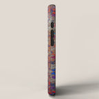Antique Timuri Bird Baluch Main Carpet Print iPhone Case Gallery Image 2