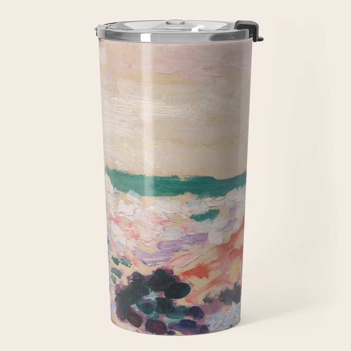 Henri Matisse - Seascape (Beside the Sea) Travel Mug Gallery Image 2