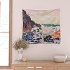 Henri Matisse - Seascape (Beside the Sea) Wall Tapestry Gallery Image 2