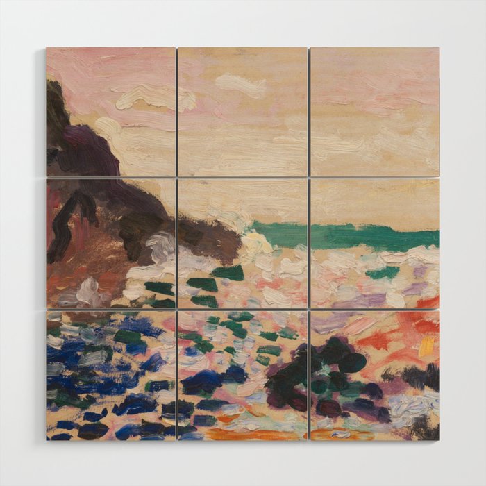 Henri Matisse - Seascape (Beside the Sea) Wood Wall Art Gallery Image 1