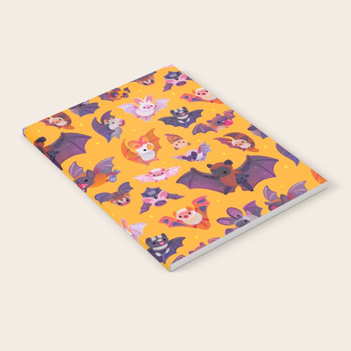 Bat - yellow Notebook Gallery Image 1