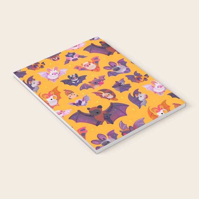Bat - yellow Notebook Gallery Image 3