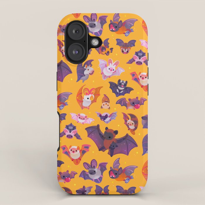 Bat - yellow iPhone Case Gallery Image 1