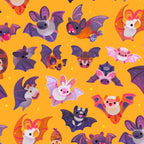 Bat - yellow Coffee Mug Gallery Image 2