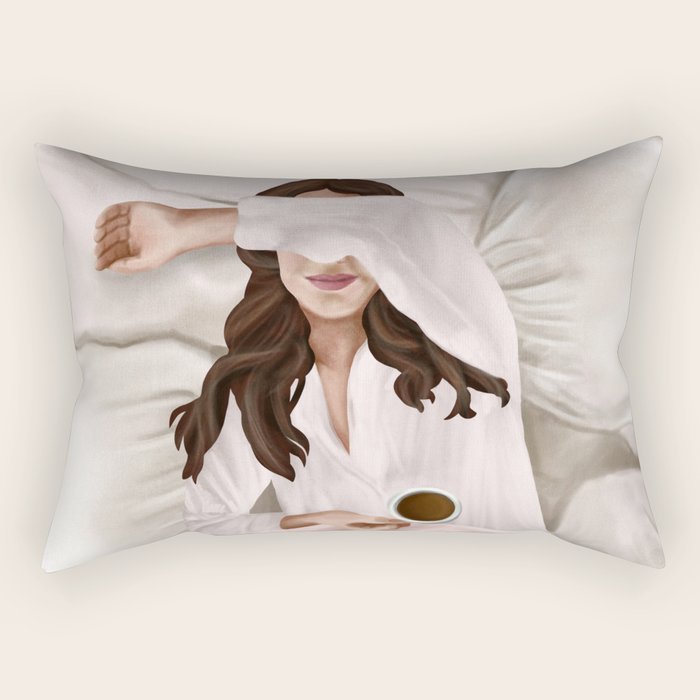 Coffee Lover Rectangular Pillow Gallery Image 2