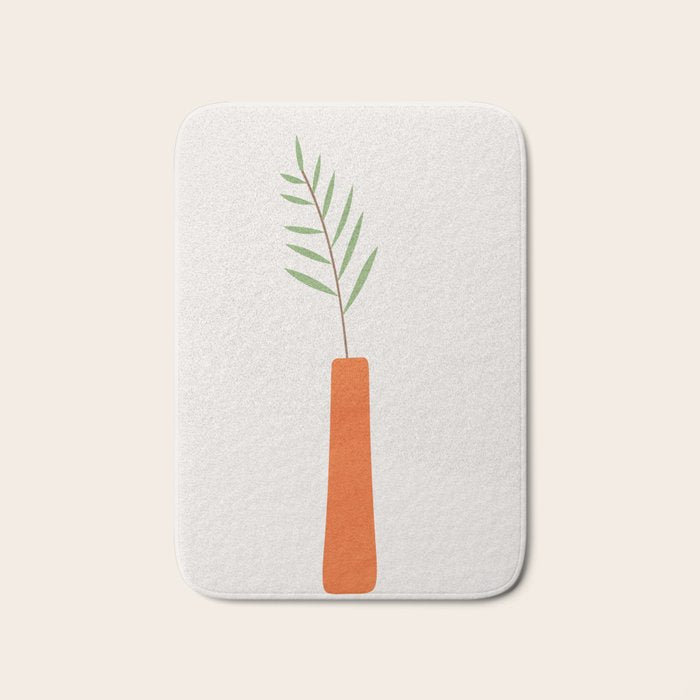 Little Vase Design Bath Mat Gallery Image 1