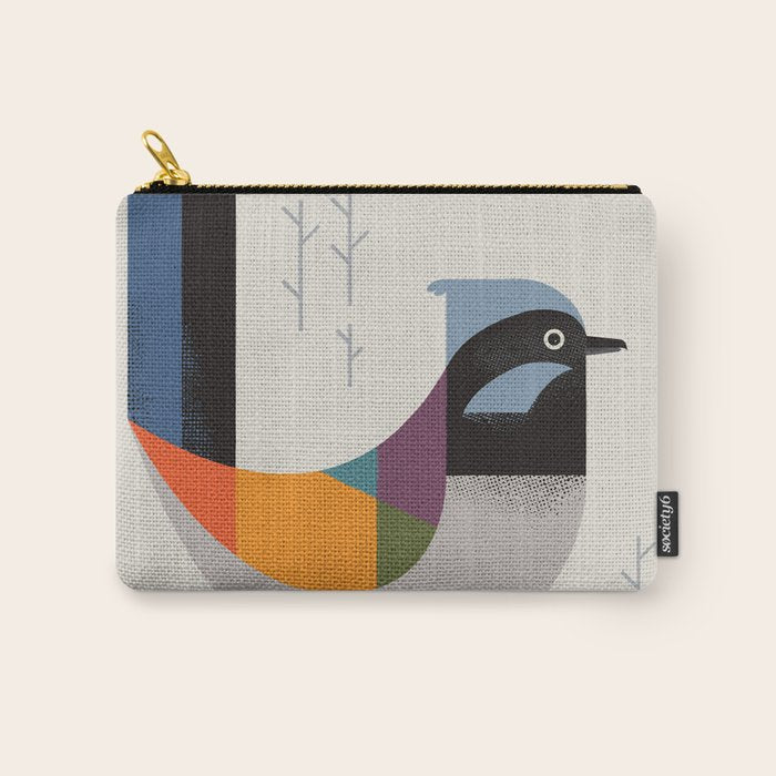 Superb Fairywren Carry All Pouch Gallery Image 1