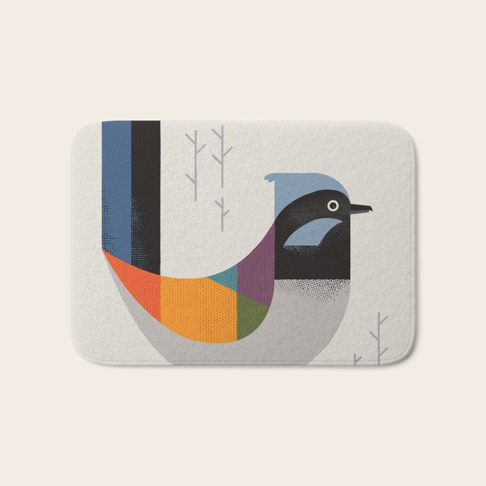 Superb Fairywren Bath Mat Gallery Image 1