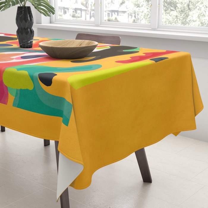 Modern Abstract Shapes 15 Tablecloth Gallery Image 3