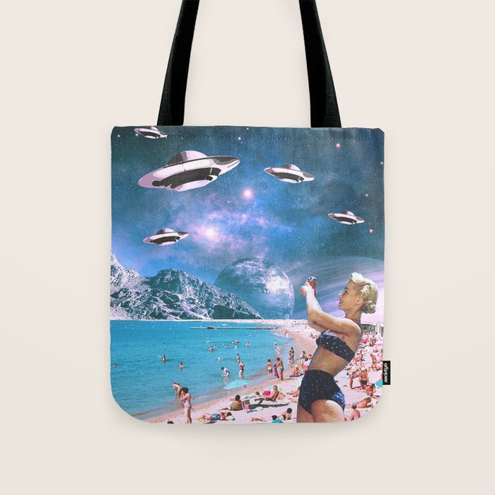 Vacation Invasion Tote Bag Gallery Image 1