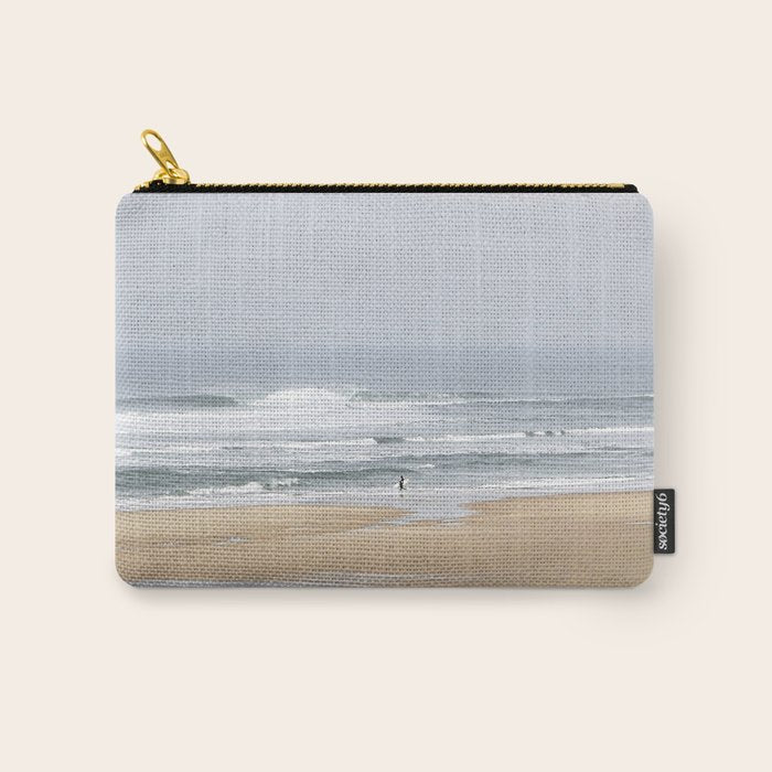 Day on the Ocean Beach 3 Carry All Pouch Gallery Image 1