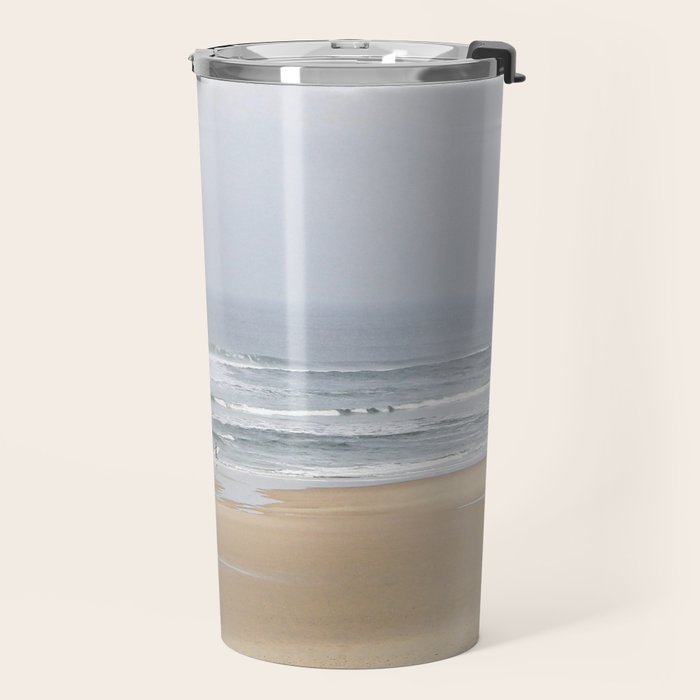 Day on the Ocean Beach 3 Travel Mug Gallery Image 2