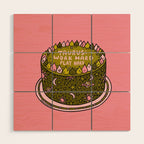 Taurus Cake Wood Wall Art Gallery Image 1