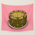 Taurus Cake Wall Tapestry Gallery Image 4