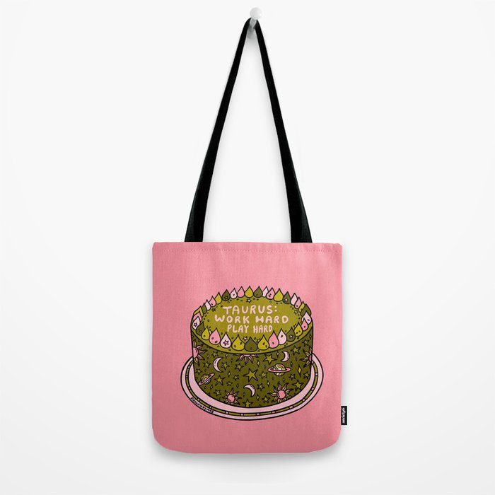 Taurus Cake Tote Bag Gallery Image 2