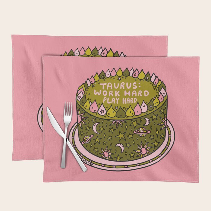Taurus Cake Placemat Gallery Image 1