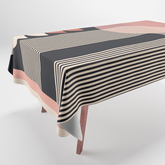 Abstract Geometric Shapes 210 Tablecloth Gallery Image 1