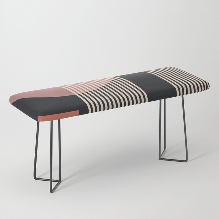 Abstract Geometric Shapes 210 Bench Gallery Image 1