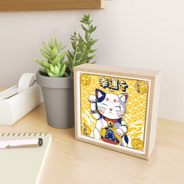 Mecha Manekineko Mini Art Print Gallery Image 2