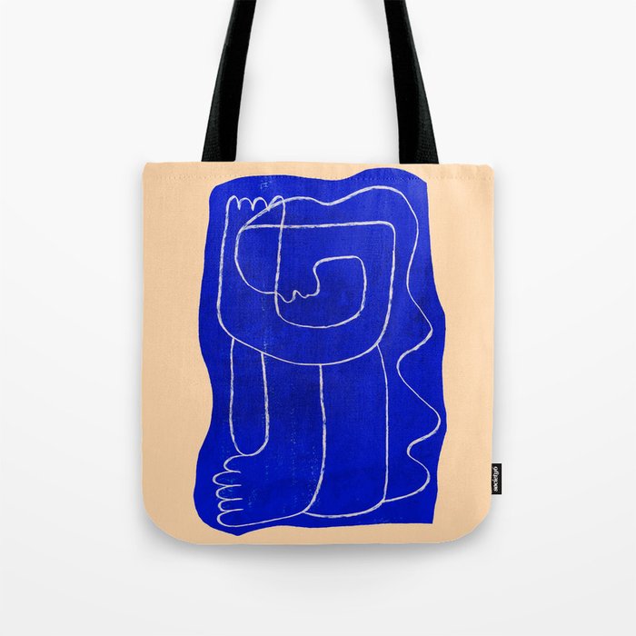 Abstract line art Figure 7 Tote Bag Gallery Image 1