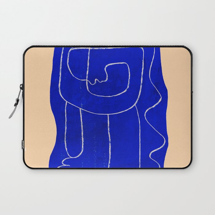 Abstract line art Figure 7 Laptop Sleeve Gallery Image 1