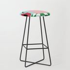 Bold clay florals Stool Gallery Image 1