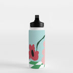 Bold clay florals Water Bottle Gallery Image 3
