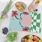 Bold clay florals Cutting Board Gallery Image 2
