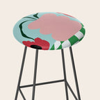 Bold clay florals Stool Gallery Image 2