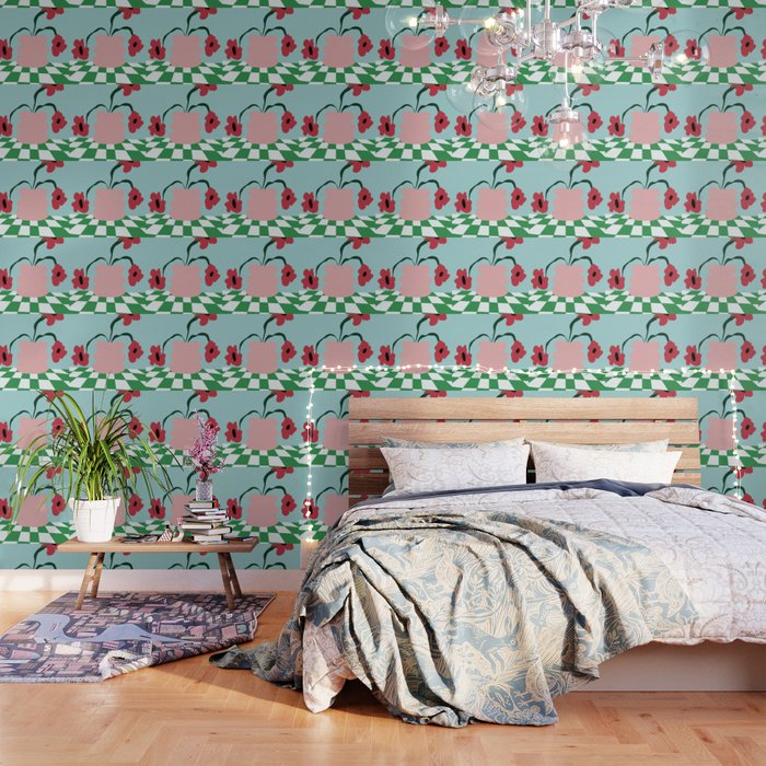 Bold clay florals Wallpaper Gallery Image 1