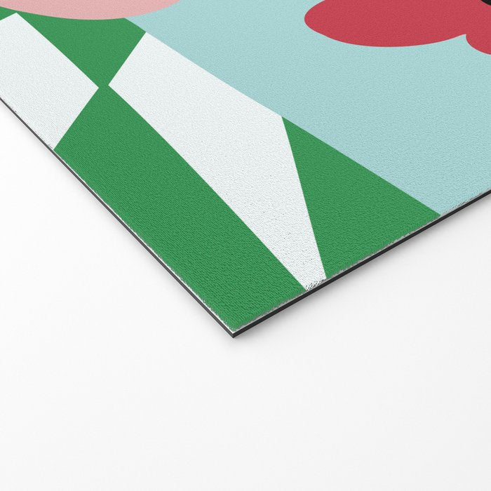 Bold clay florals Welcome Mat Gallery Image 2