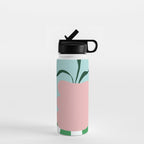 Bold clay florals Water Bottle Gallery Image 1