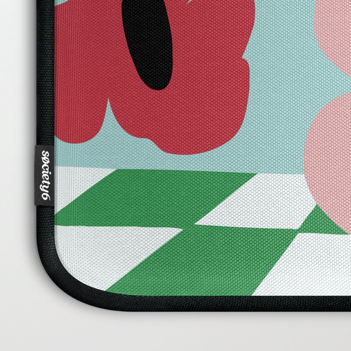Bold clay florals Laptop Sleeve Gallery Image 3