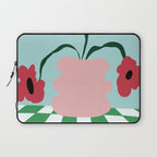 Bold clay florals Laptop Sleeve Gallery Image 1