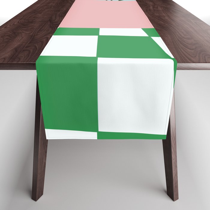 Bold clay florals Table Runner Gallery Image 1