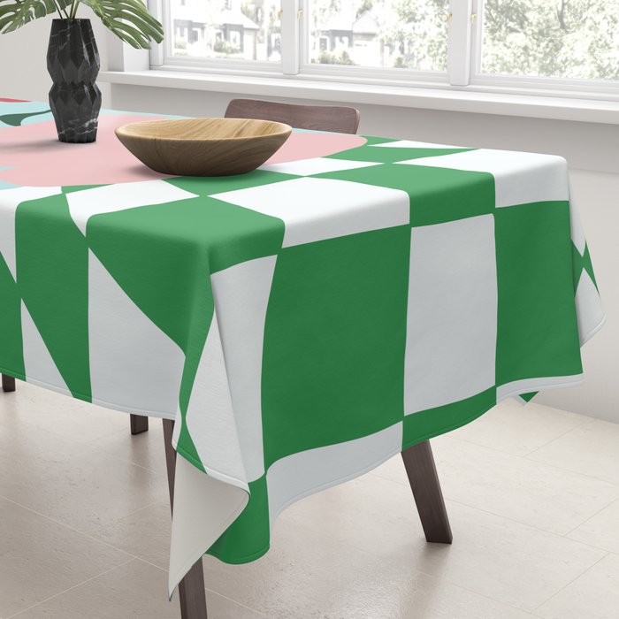 Bold clay florals Tablecloth Gallery Image 3