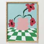 Bold clay florals Serving Tray Gallery Image 1