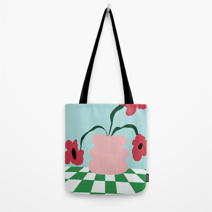 Bold clay florals Tote Bag Gallery Image 2