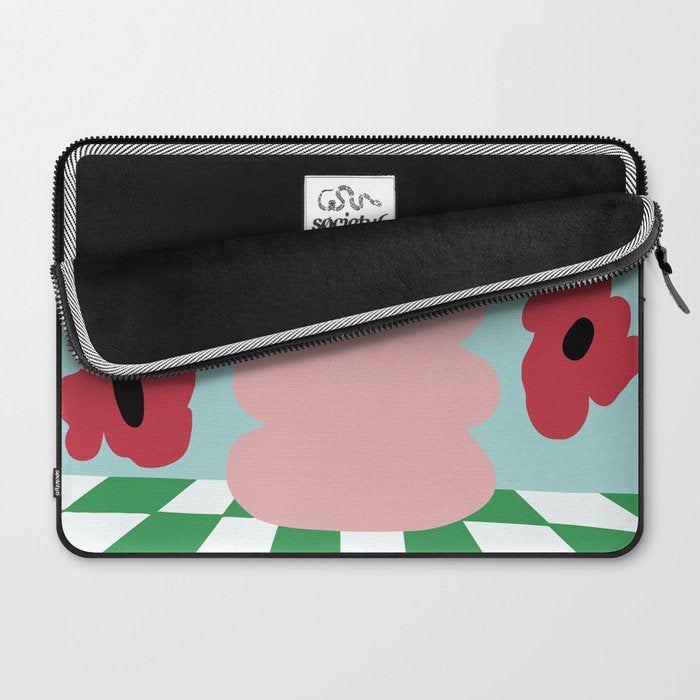 Bold clay florals Laptop Sleeve Gallery Image 2