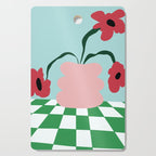 Bold clay florals Cutting Board Gallery Image 1
