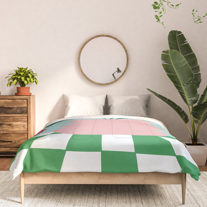Bold clay florals Comforter Gallery Image 3